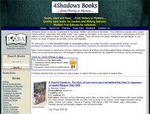 Tablet Screenshot of 4shadowsbooks.com